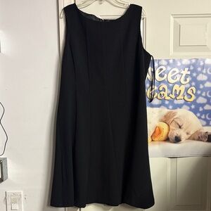 Evan Picone Classic Black Midi Dress Size 12